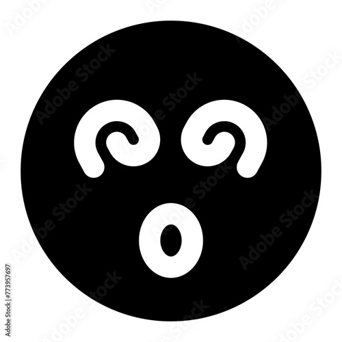 dizzy icon for illustration