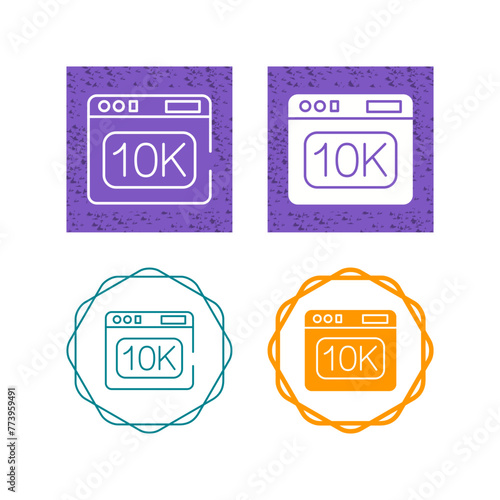 10k Vector Icon