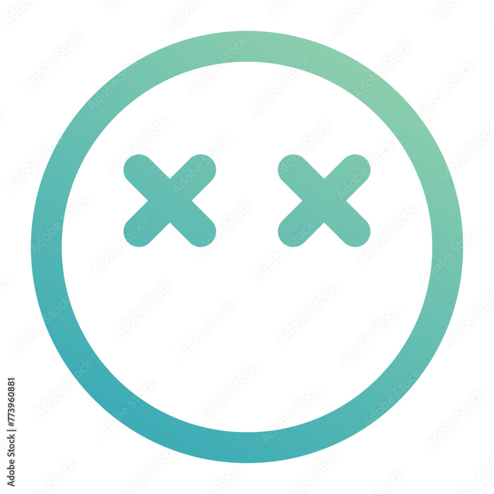 Fototapeta premium dead icon for illustration