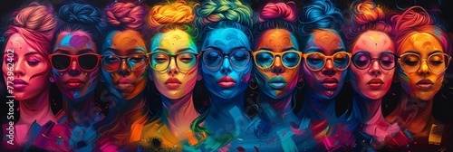 Colorful Glasses A Monthly Celebration of Fashion and Art Generative AI