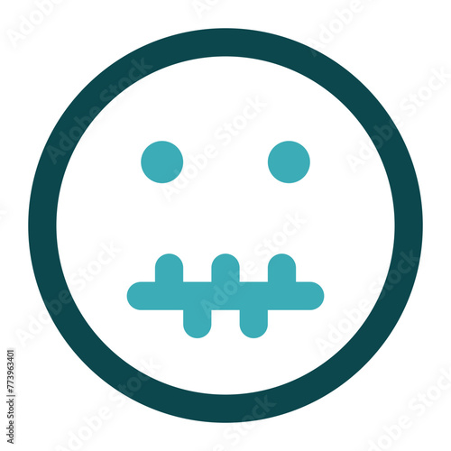 silent icon for illustration