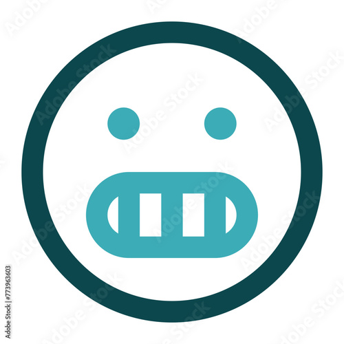 grinning icon for illustration
