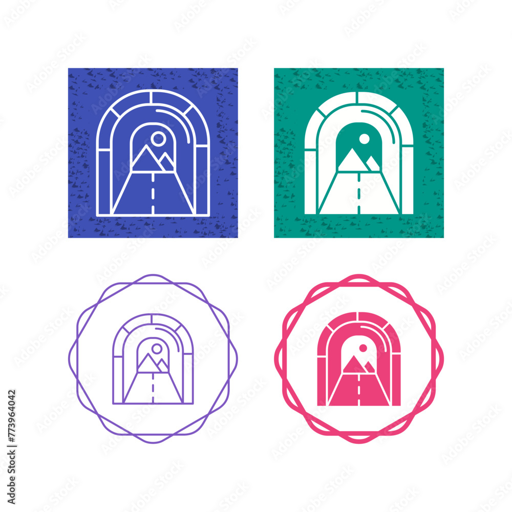 Tunnel Vector Icon Tunnel Vector Icon