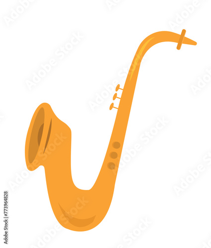 Musical instruments vector. Music instrument hand drawing vector illustration 