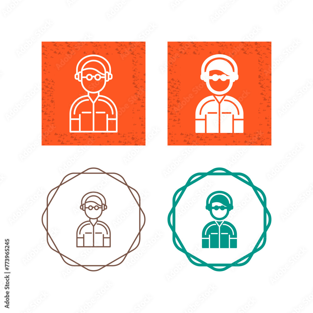 Operator Vector Icon Operator Vector Icon