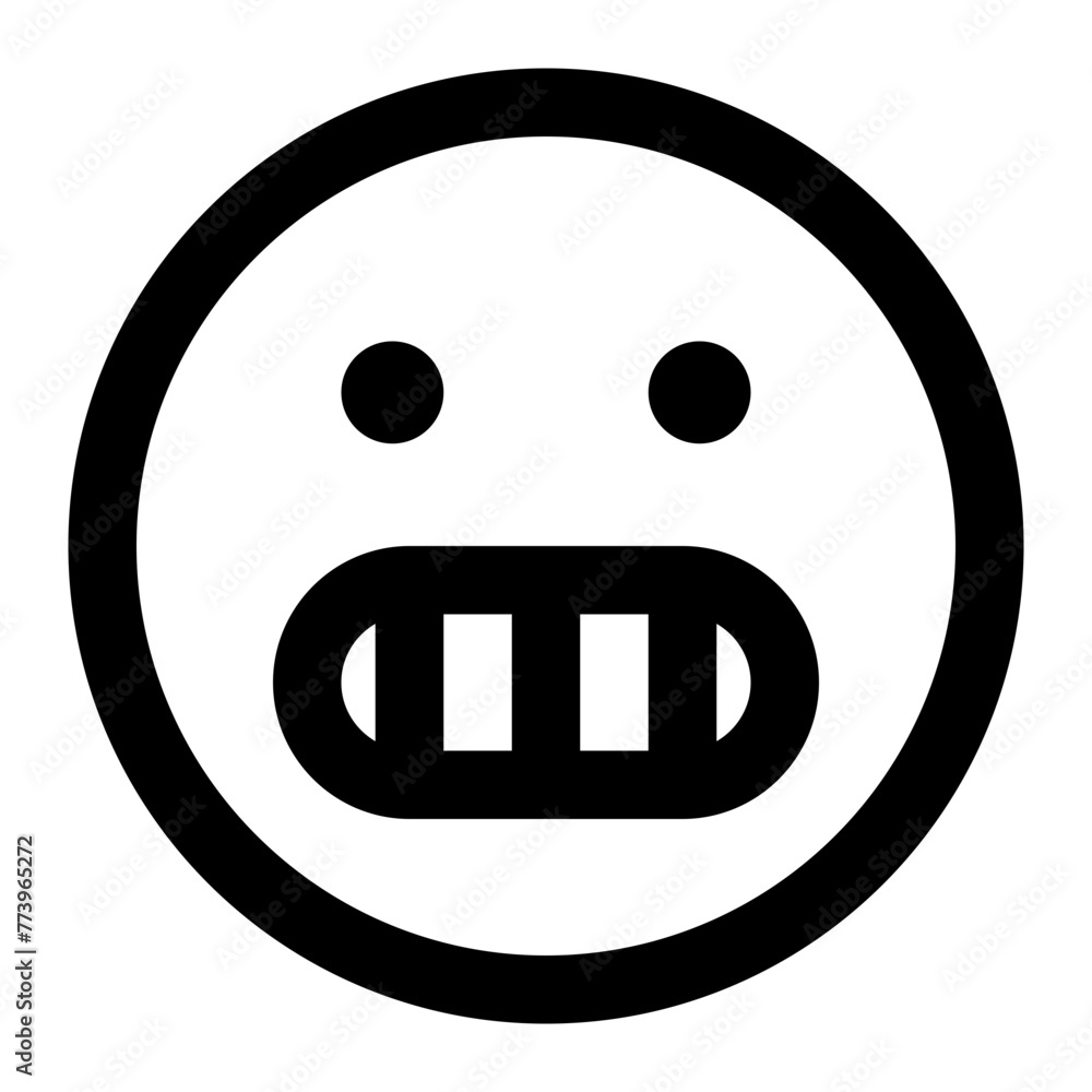 grinning icon for illustration grinning icon for illustration