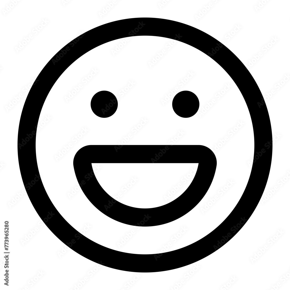 happy icon for illustration happy icon for illustration
