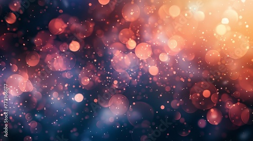 A blurry image of a bunch of colorful dots. The dots are scattered all over the image, creating a sense of movement and energy. The colors are bright and vibrant, giving the image a lively
