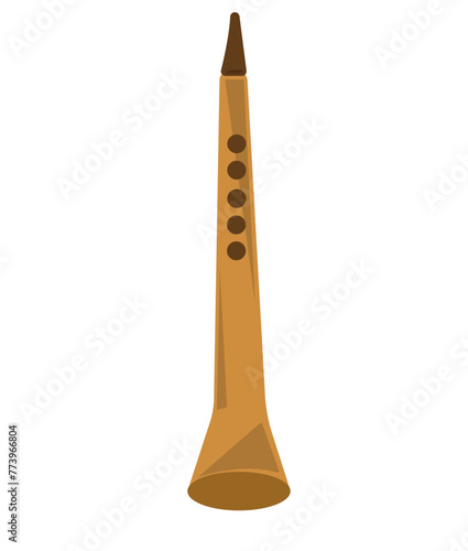Musical instruments vector. Music instrument hand drawing vector illustration	