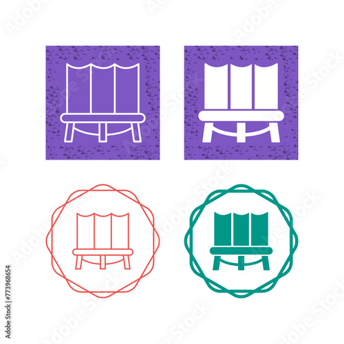Trampoline Vector Icon
