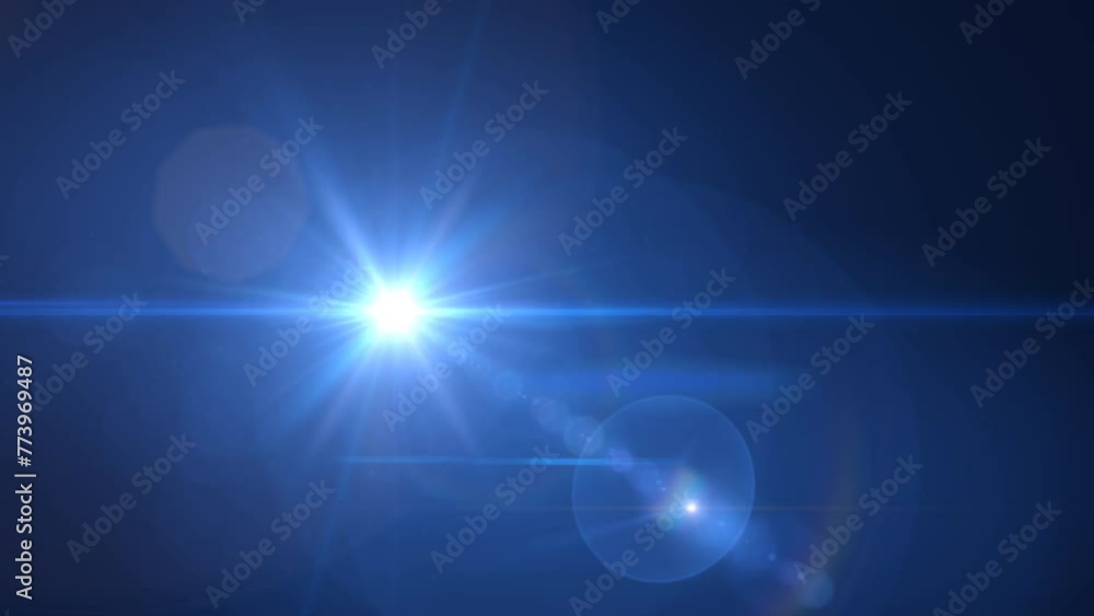 Optical lens flare effect on black backgound Optical lens flare effect on black backgound