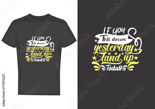 Typography t shirt design with new idea