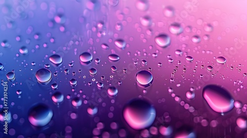 water drops on glass  dark purple and pink gradient background  mobile wallpaper  water droplets