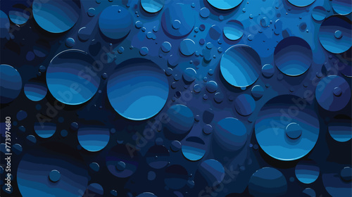 Dark BLUE vector texture with disks. Modern abstract i