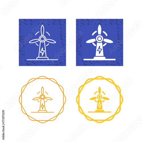 Wind Power Vector Icon