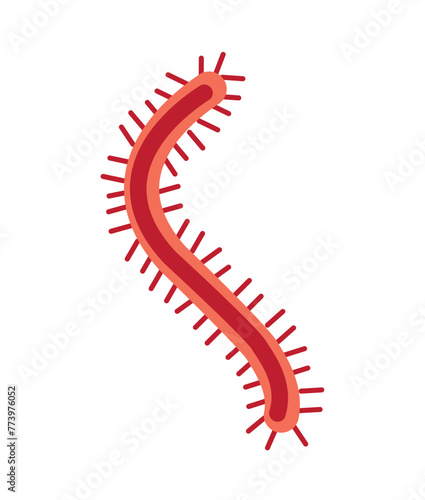 Virus vector illustration. Biological virus types. Icons	