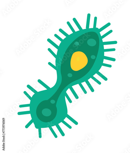 Virus vector illustration. Biological virus types. Icons	