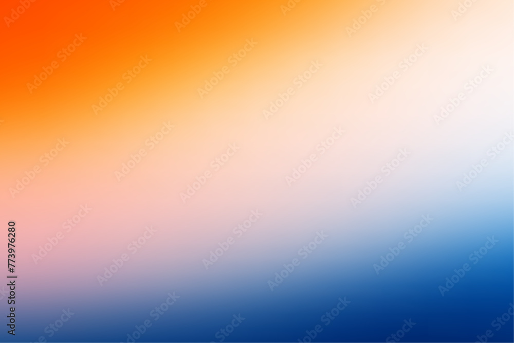Vibrant Orange and Blue Background Vector EPS