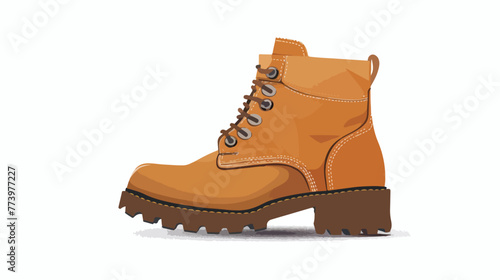 Female boot illustration vector isolated flat vector isolated