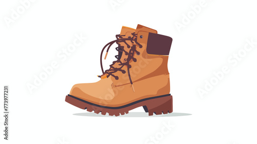Female boot illustration vector isolated flat vector isolated