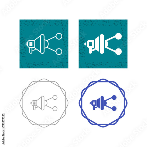 Viral Marketing Vector Icon