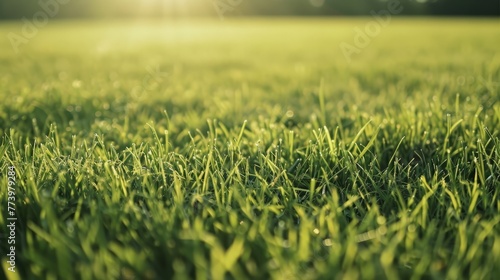 Highlight a vibrant green grass field with varying textures  offering a lively and dynamic backdrop for advertising imagery. 