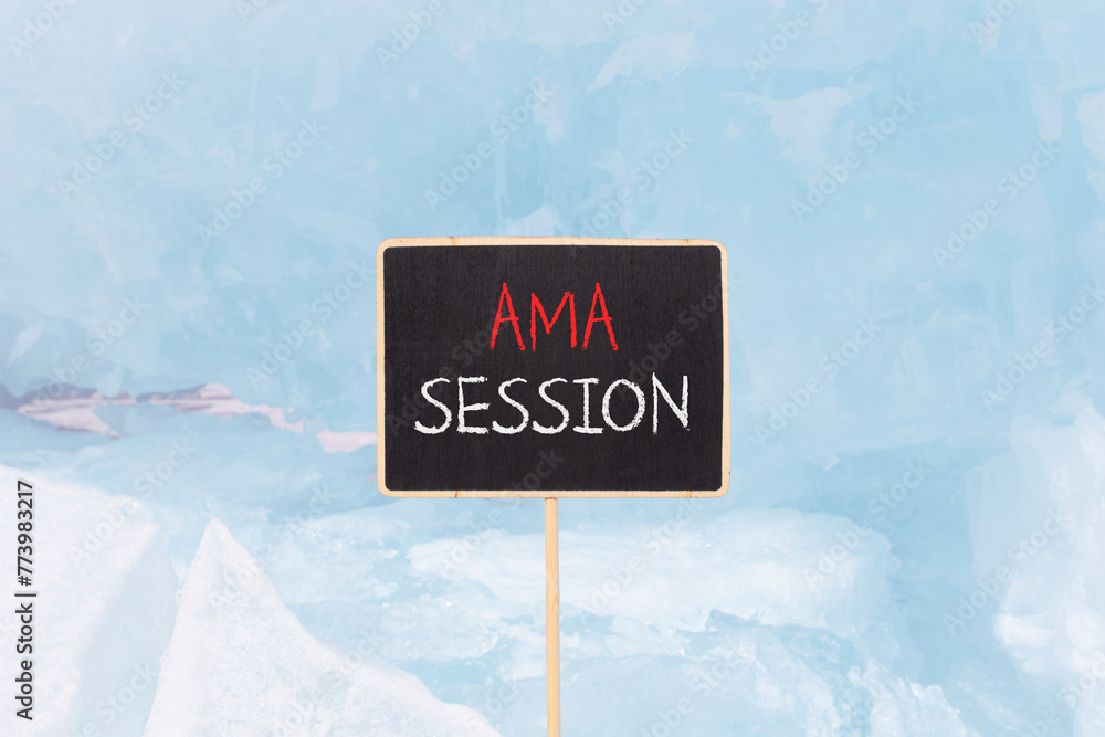 Ama Ask Me Anything Session Symbol Concept Words Ama Ask Me Anything