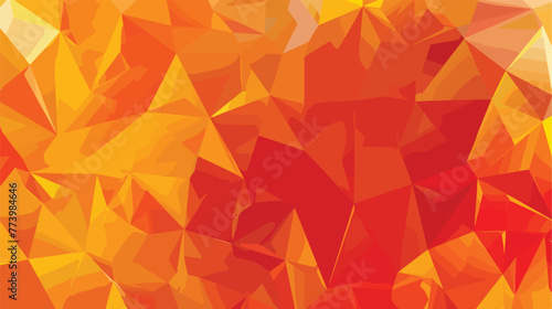 Light orange vector pattern with polygonal shapes. Sim