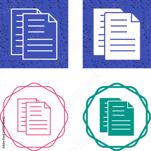 Files Vector Icon