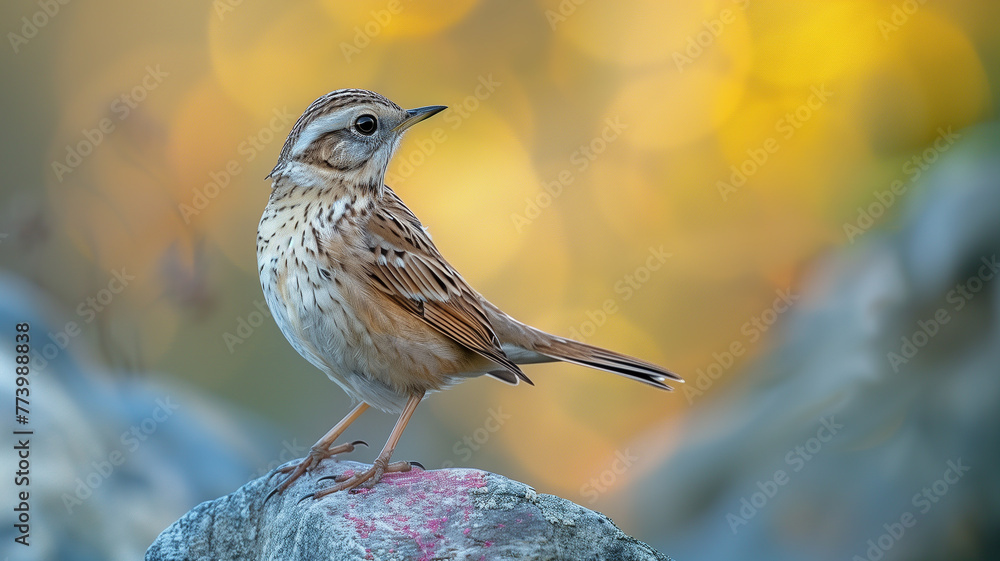 Song of Spring: Nightingale and other birds in floral splendor, an enchanting artwork. Song of Spring: Nightingale and other birds in floral splendor, an enchanting artwork.