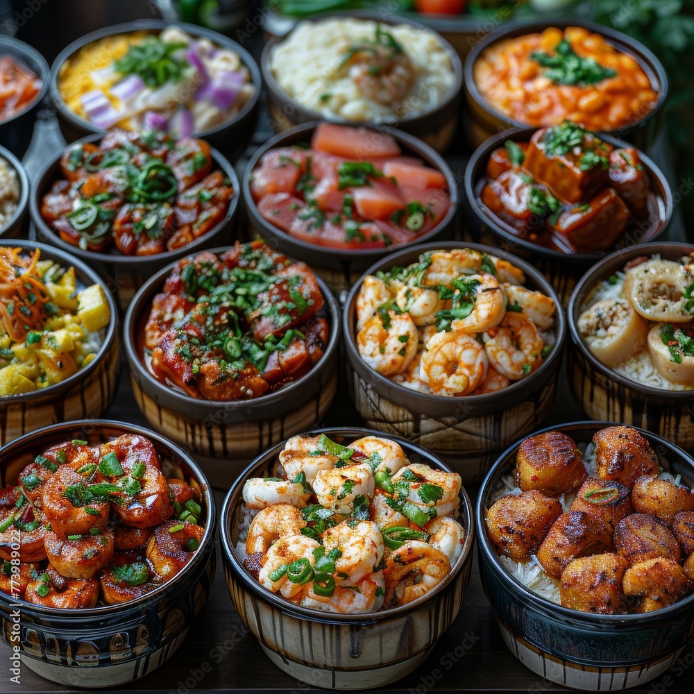 International Street Food: A collage of diverse street food from around the world, showcasing the global culinary scene and cultural diversity. International Street Food: A collage of diverse street food from around the world, showcasing the global culinary scene and cultural diversity.