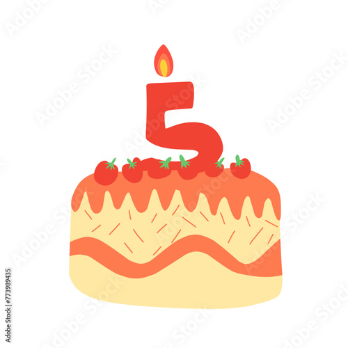 Birthday cake vector collection