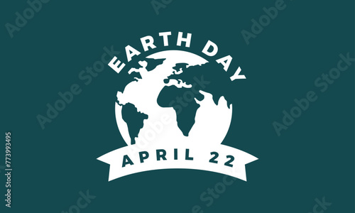 Sustainable Earth Emblem for Earth Day