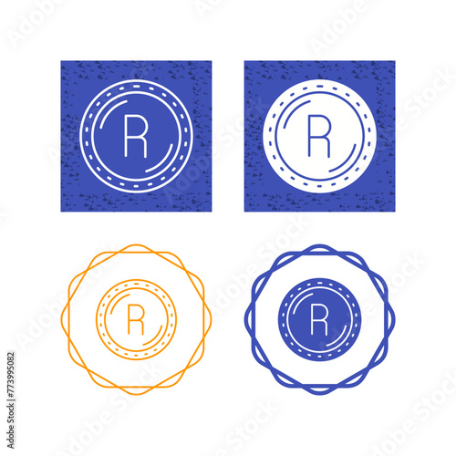 Rand Currency Vector Icon