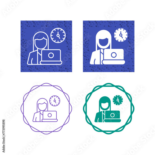 Overtime Vector Icon