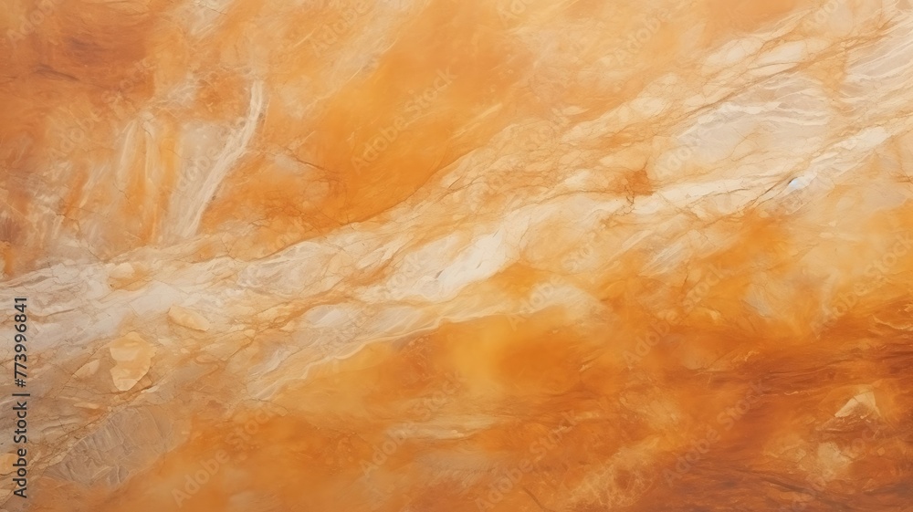 Obraz premium Orange Abstract Marble Landscape 
