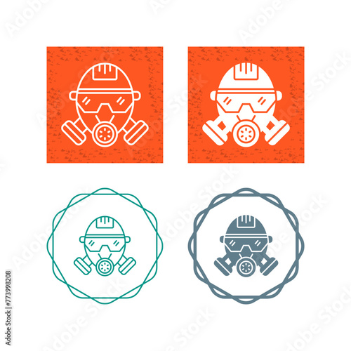 Gas Mask Vector Icon