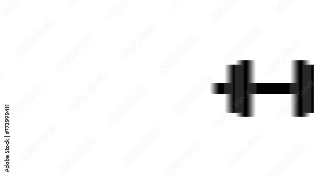 custom made wallpaper toronto digitalAnimation set, dumbbell symbol. Animations: transparency, zooms, transition top to down, transition left to right, slide up to down, slide left to right