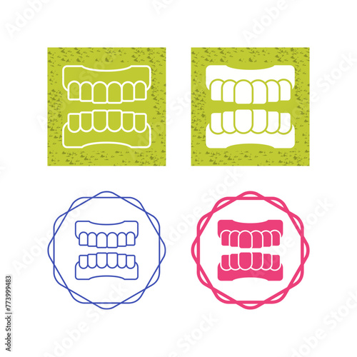 Denture Vector Icon