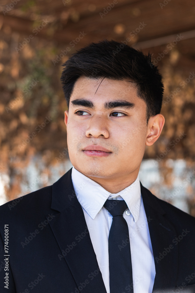 Portrait of successful businessman in the street Portrait of successful businessman in the street