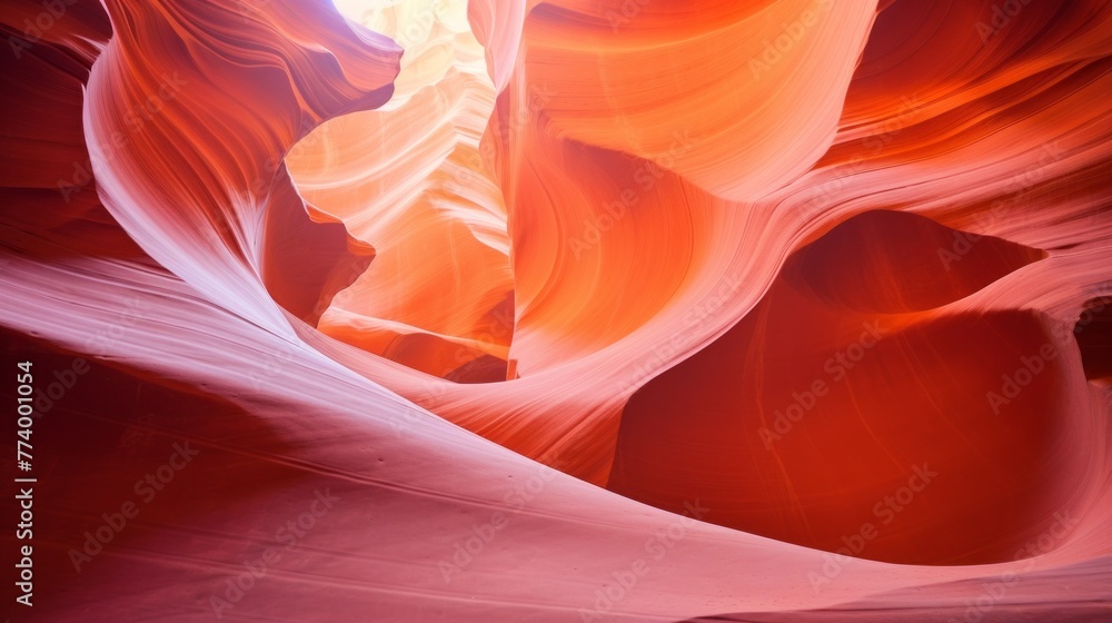 The image is of a canyon with a red hue