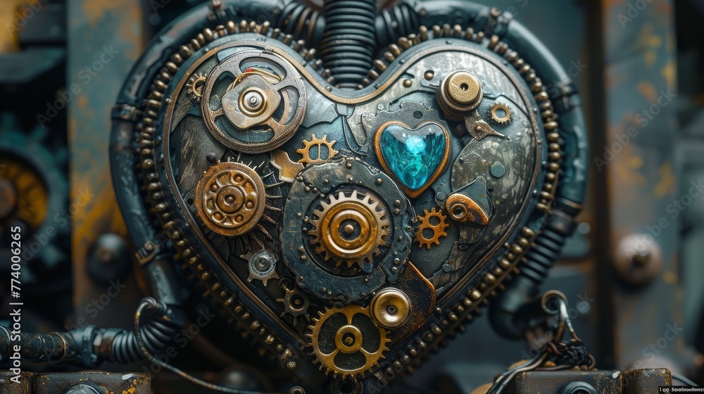 A clockwork heart that beats in rhythm with the universe A clockwork heart that beats in rhythm with the universe