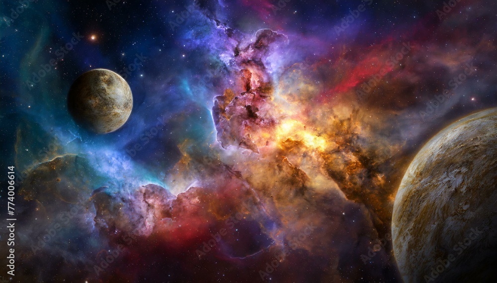 Obraz premium planet and space