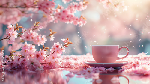 sakura cafe offfee japan sping