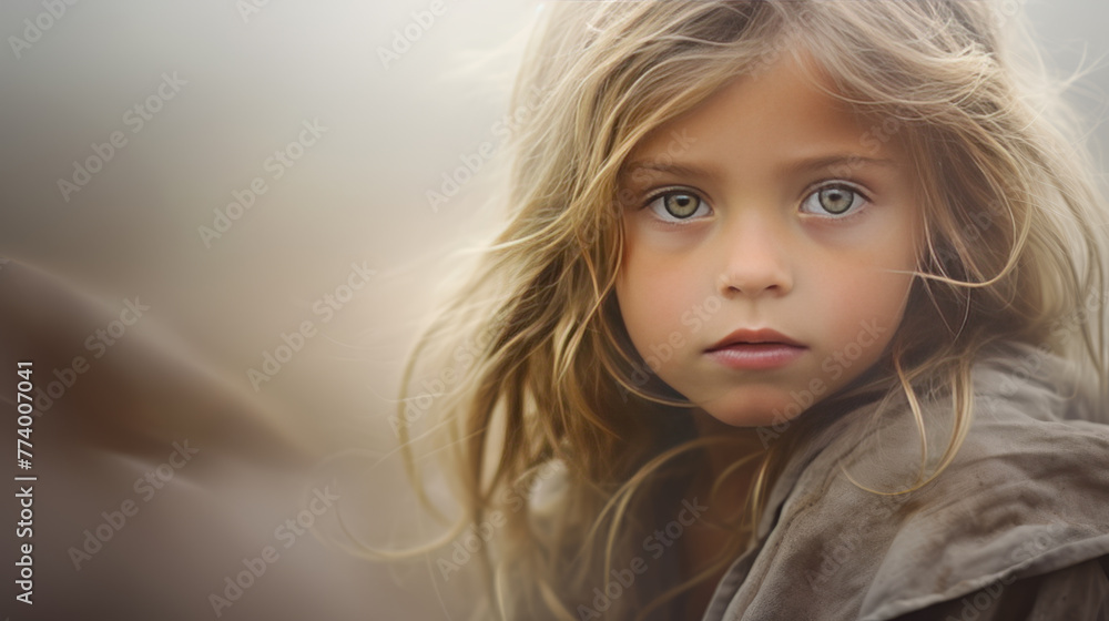 Serene Young Girl in Soft Light Serene Young Girl in Soft Light