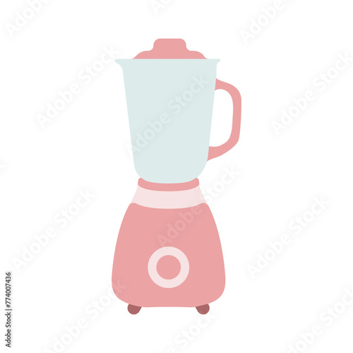 Blender vector icon. Kitchen blender logo vector. Blender color icon. Mixer simple colors concept icon. Cocktails and mousses concept vector. Vector illustration.