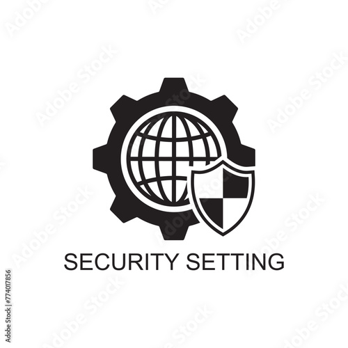 security setting icon , safety icon