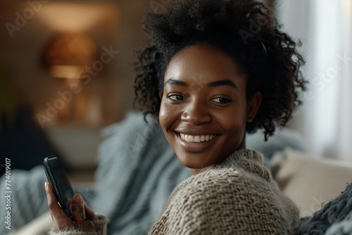 a woman smiling at the camera