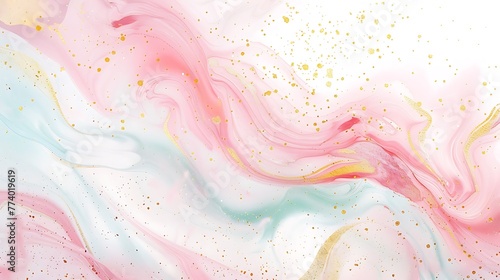 solid white background with parakeet swirls