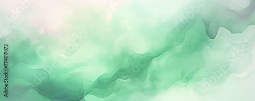 Mint Green watercolor abstract background photo